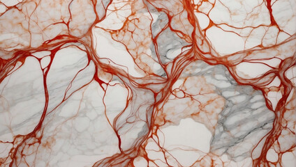 Layers resembling the intricate network of veins found in natural marble.