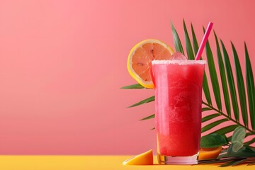a cocktail made out of tropical fruit 