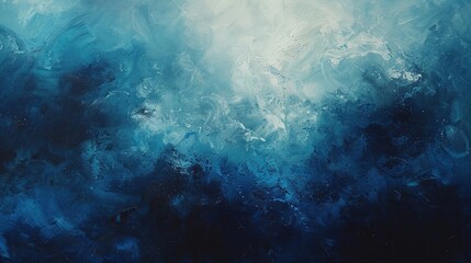 Abstract expression of a summer storm, with dark blues and flashes of white