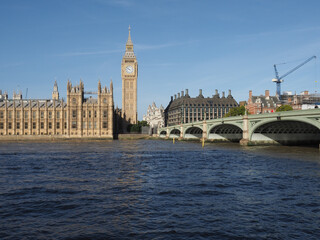 Houses of Parliament in London - 783560760