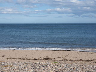 The beach in Stonehaven