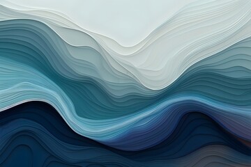 An abstract pattern of varying shades of blue, resembling waves in an ocean