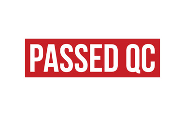 Passed QC Rubber Stamp Seal Vector