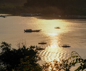 View of Baler Fish Port from Ermita Hill, Baler Aurora.