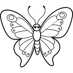 butterfly isolated on white