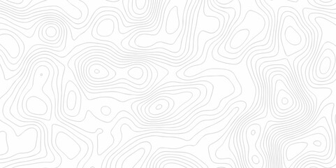 Topographic map. Geographic mountain relief. Abstract lines background. Contour maps. Vector illustration, Topo contour map on white background, Topographic contour lines vector map seamless pattern. - obrazy, fototapety, plakaty
