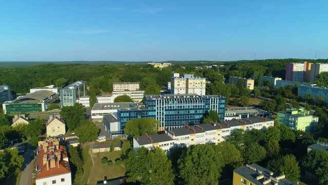 University Construction Department Zielona Gora Uniwersytet Aerial View Poland