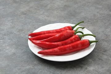 Cabe Merah Segar or Fresh chili pepper
