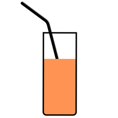Orange Juice Element Vector