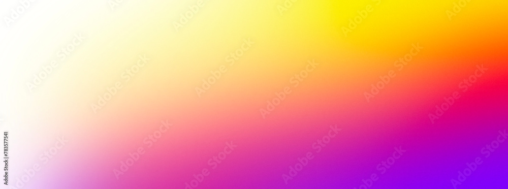 Poster Abstract colorful gradient texture with noise and blur effects. Colorful digital soft noise effect on transparent background. Effect of film overlay on the screen