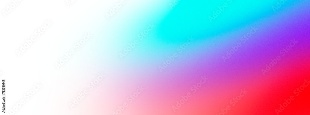 Poster Colorful gradient with noise and blur effects. Gradient beam of light on a transparent background. Colorful glare of neon light