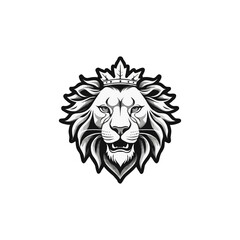 Red maple leaf with lion head vector logo design concept.
Canadian maple leaf with lion symbol.