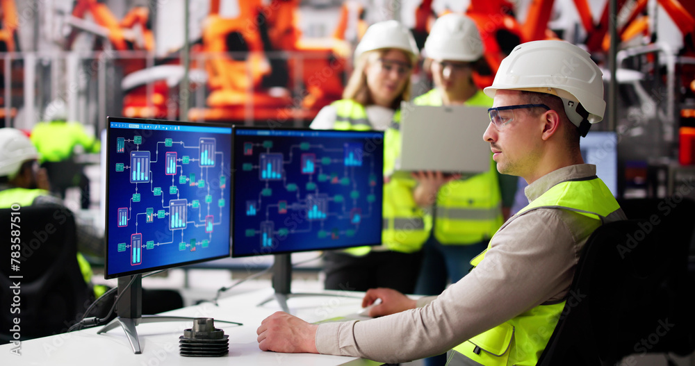 Poster Engineer Operators Using Scada System