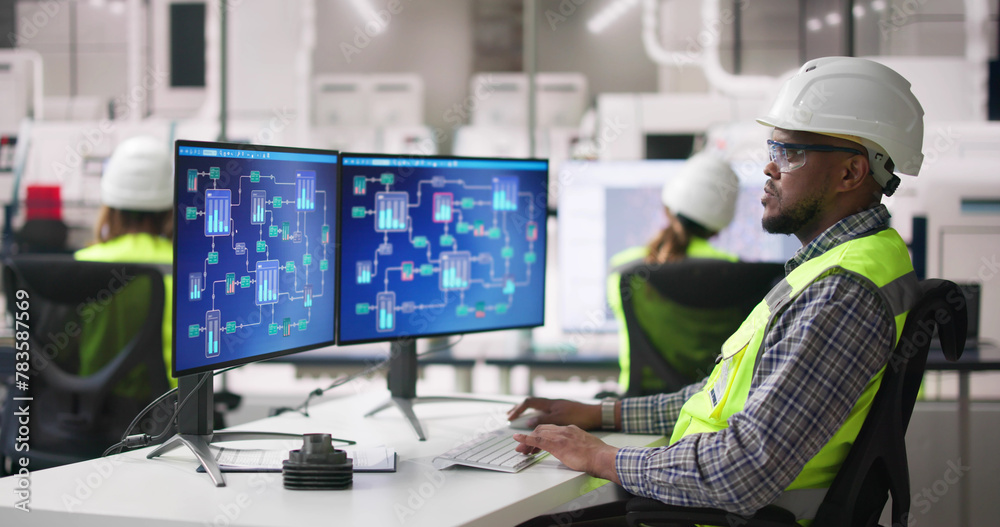 Poster Engineer Operators Using Scada System