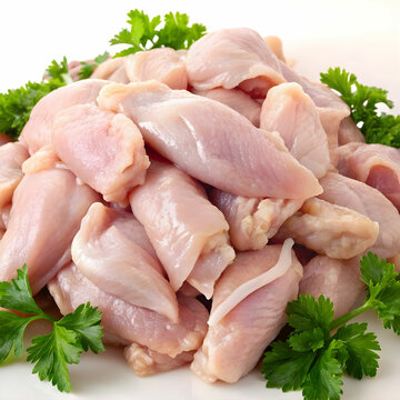 free photo raw chicken meat