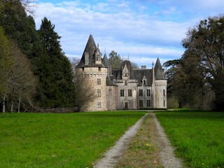 Fototapeta na wymiar Château de la Grénerie (Corrèze)