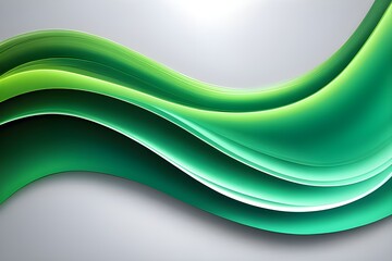 green wave abstract background design, backgrounds 