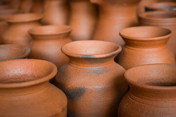 Exclusive Red Clay Pottery or terracotta decorative arts Products Molding soul into the clay...