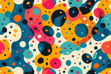 Abstract Colorful Pattern with Geometric Shapes. Good for graphic design, cards, posters, invitations
