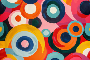 Abstract Colorful Pattern with Geometric Shapes. Good for graphic design, cards, posters, invitations
