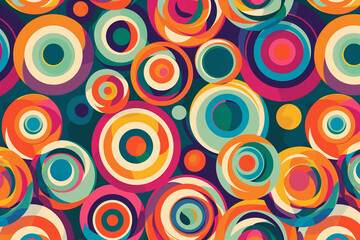 Abstract Colorful Pattern with Geometric Shapes. Good for graphic design, cards, posters, invitations
