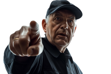 sports referee on transaparent png file