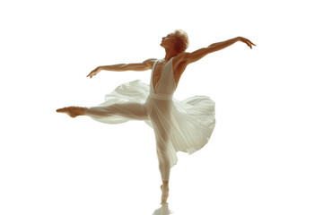 ballerina dancing on transaparent png file