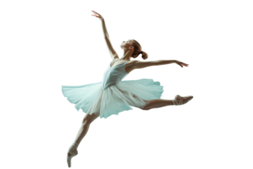ballerina dancing on transaparent png file
