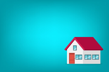 House or home, residential exterior, door, window.	