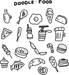 cute doodles element design for templates.