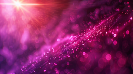 Abstract digital flare, magenta purple, iridescent lens overlay