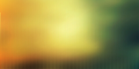 Colorful Abstract Blurry Image, Golden Brown, Yellow and Green Soft Light Gradients and Stripes - Wide Scale Background Creative Design Template - Illustration in Freely Editable Vector Format