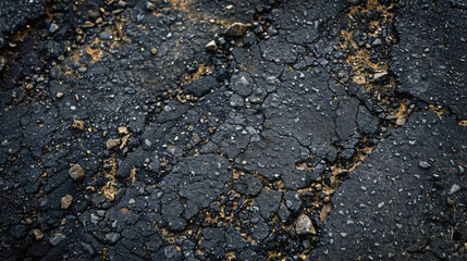 Industrial and rugged asphalt texture background.
