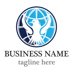 Eagle logo vector icon design