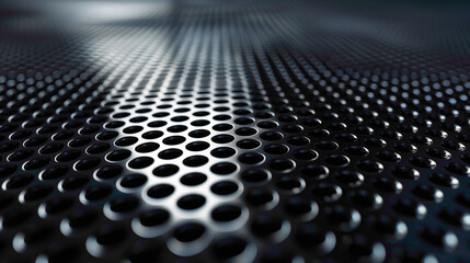 Metallic mesh grid texture background.