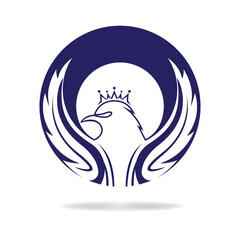 Eagle logo template vector icon 