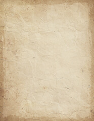 Old Grunge Paper Texture Background with Weathered Edges