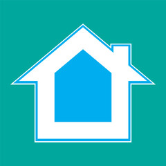 home icon set isolated on white background. Vector illustration symbol.