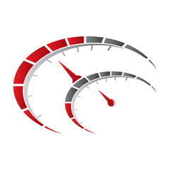 Speed logo template vector icon design