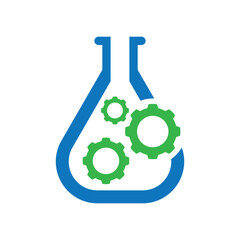 laboratory and research logo design
