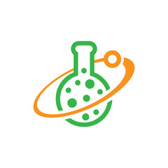 laboratory and research logo design