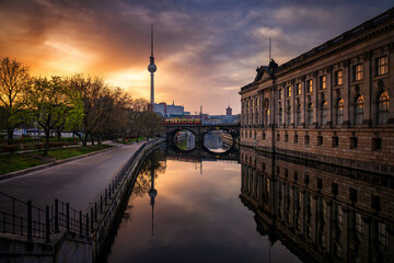 Beautiful Cityscapes of Berlin in Germany.