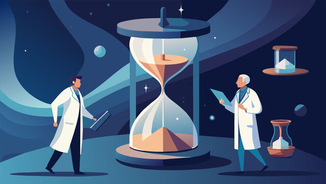 In a realm beyond our understanding a group of timekeepers use quantum time communication to send messages to their past selves altering the