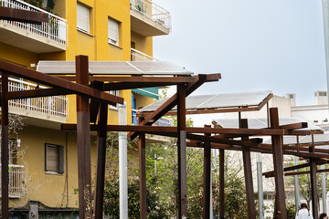 Naklejka premium Superblock oder Superilla Hostafrancs, für Autos stark eingeschränkter Bereich der Stadt in Barcelona, Spanien