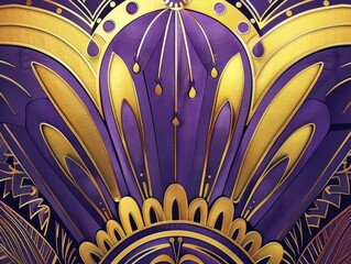 Art deco style poster