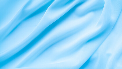Blue Cloth Background Fabric Texture Color Pattern Gradient Silk Luxuty Textile Light Banner Material Fashion Satin Backdrop blur Template Display Mokcup Summer Abstract Poster Line Shape Wallpaper.