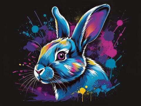 ilustración vector de conejo 