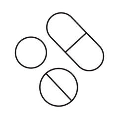 medicine doodle icon transparent background