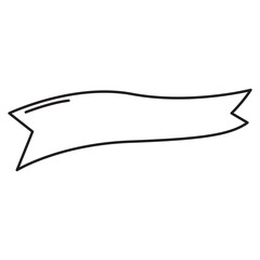 Ribbon for text box element transparent background