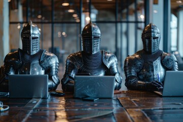 Medieval Knights Meet Modern Technology

